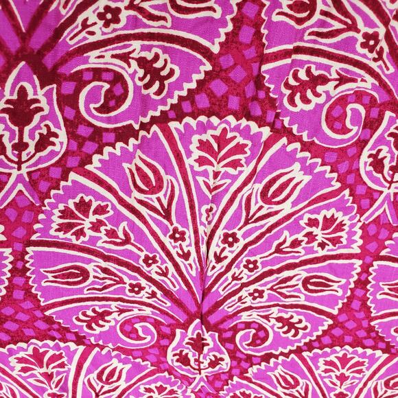 Knox Rose Women's Sleeveless One Shoulder A-Line Maxi Dress Magenta Geome XL - Picture 6 of 9